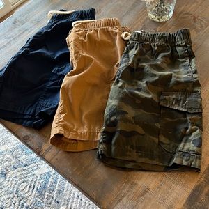 3 pairs of Boys Cargo Shorts size 10-12 husky. Brand New Without Tags.